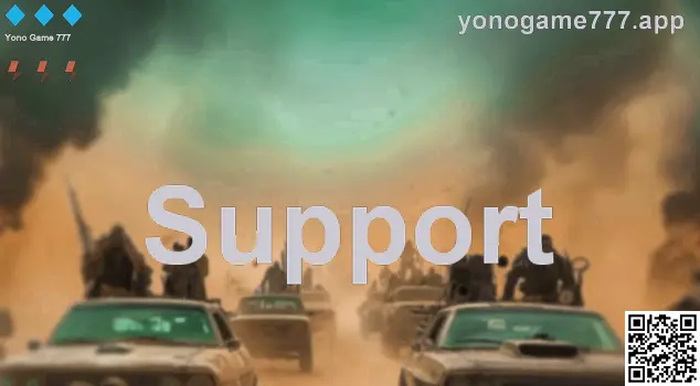 Support help centre overview for Yono Game 777 users in India, showing guidance on account safety and troubleshooting